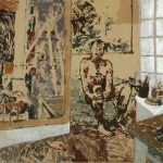 1bis-Interieur-pigments-et-liant-sur-papier-maroufle-146x170cm-1996-Malgorzata-Paszko