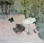 3-La-terrasse-pigments-et-liant-sur-toile-150x170cm-2019-Malgorzata-Paszko